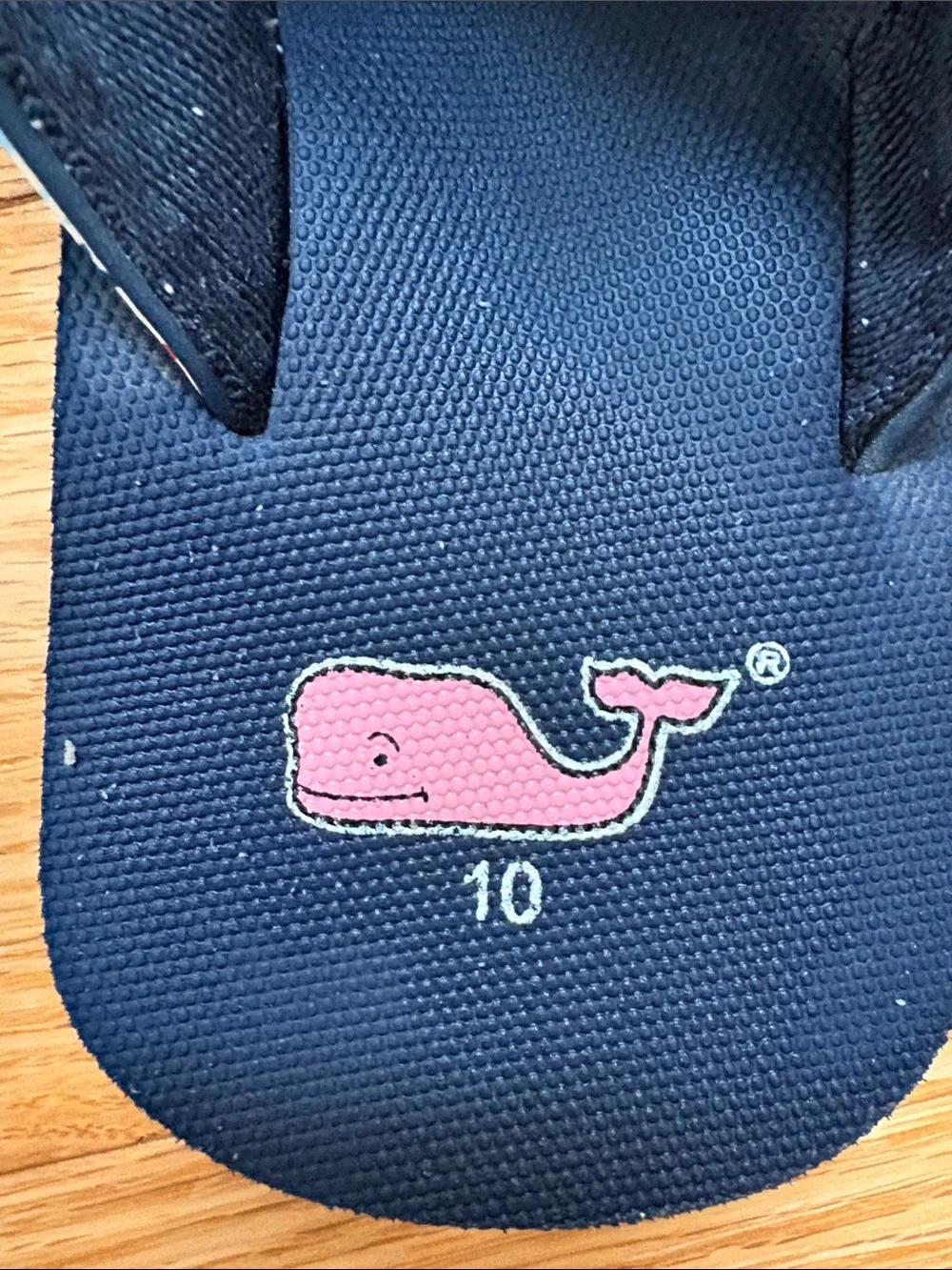 Vineyard Vines Kids Navy Star Print Flip Flops - Toddler 10